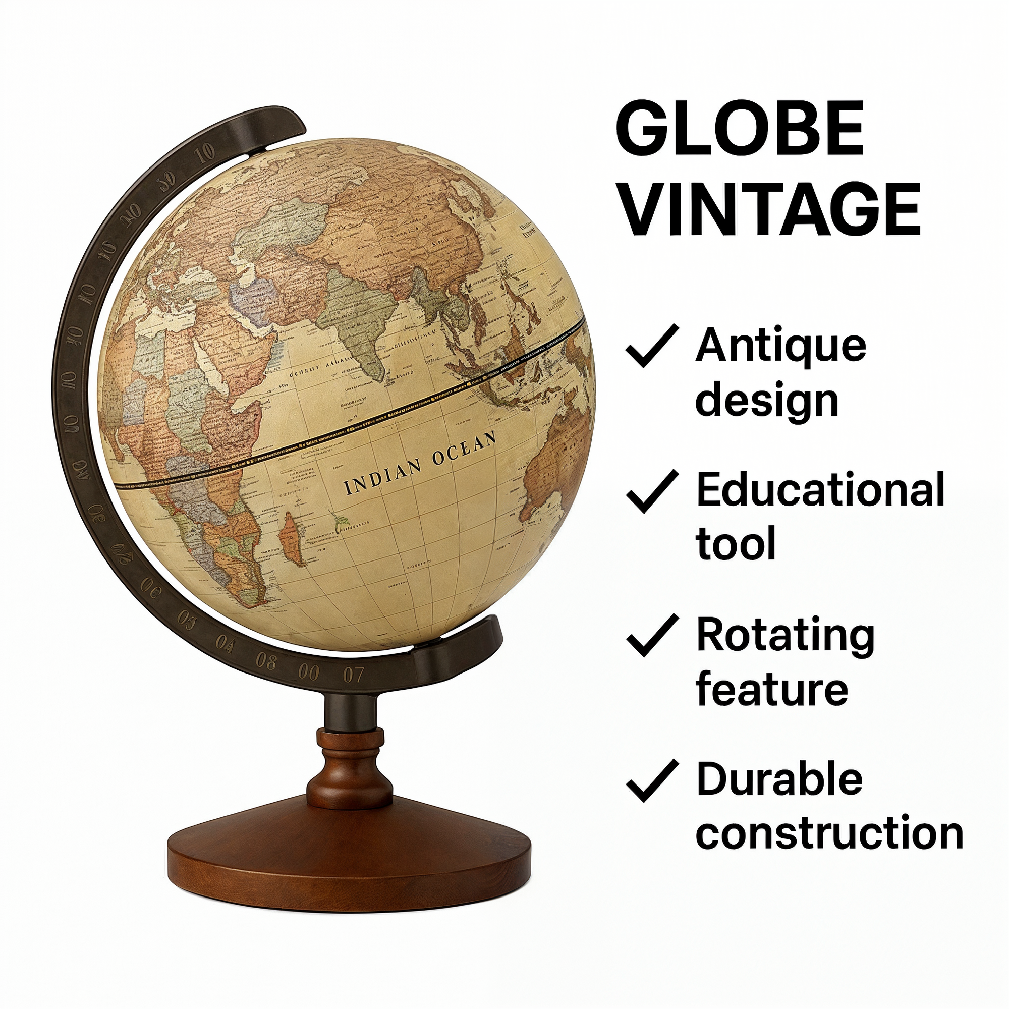 Globe Terrestre vintage globe terrestre