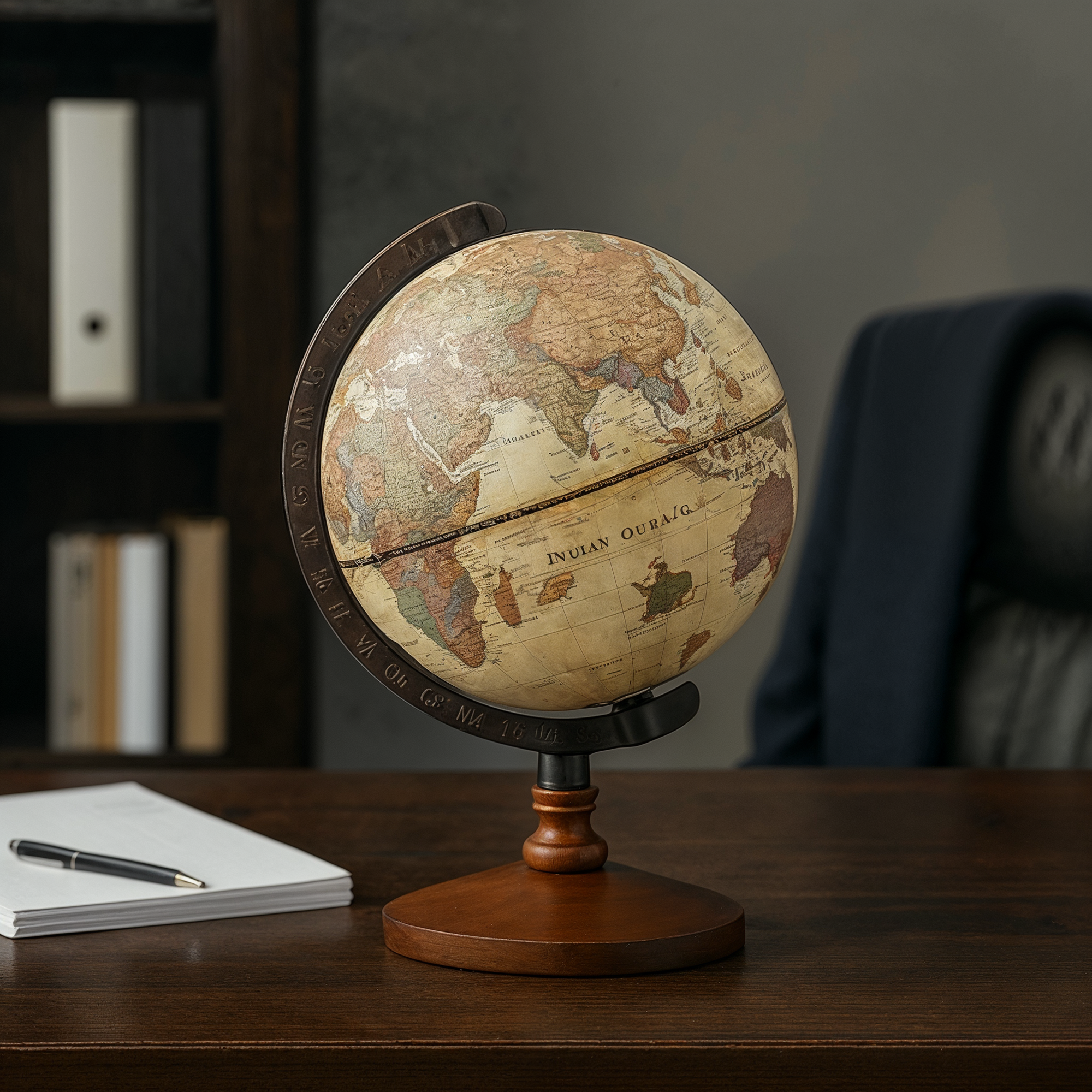 Globe Terrestre vintage globe terrestre